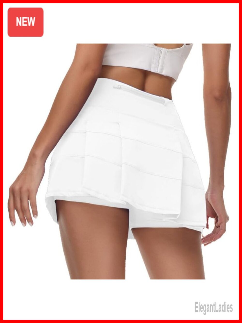 Women's High Waisted Tennis Skort with Pockets Pleated Athletic Golf Skirt